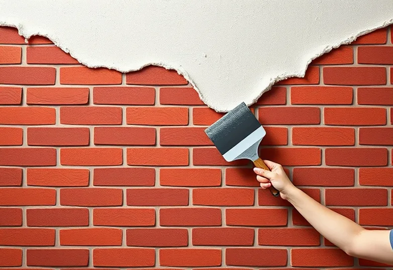 Application d'un enduit décoratif à la lisseuse sur un mur