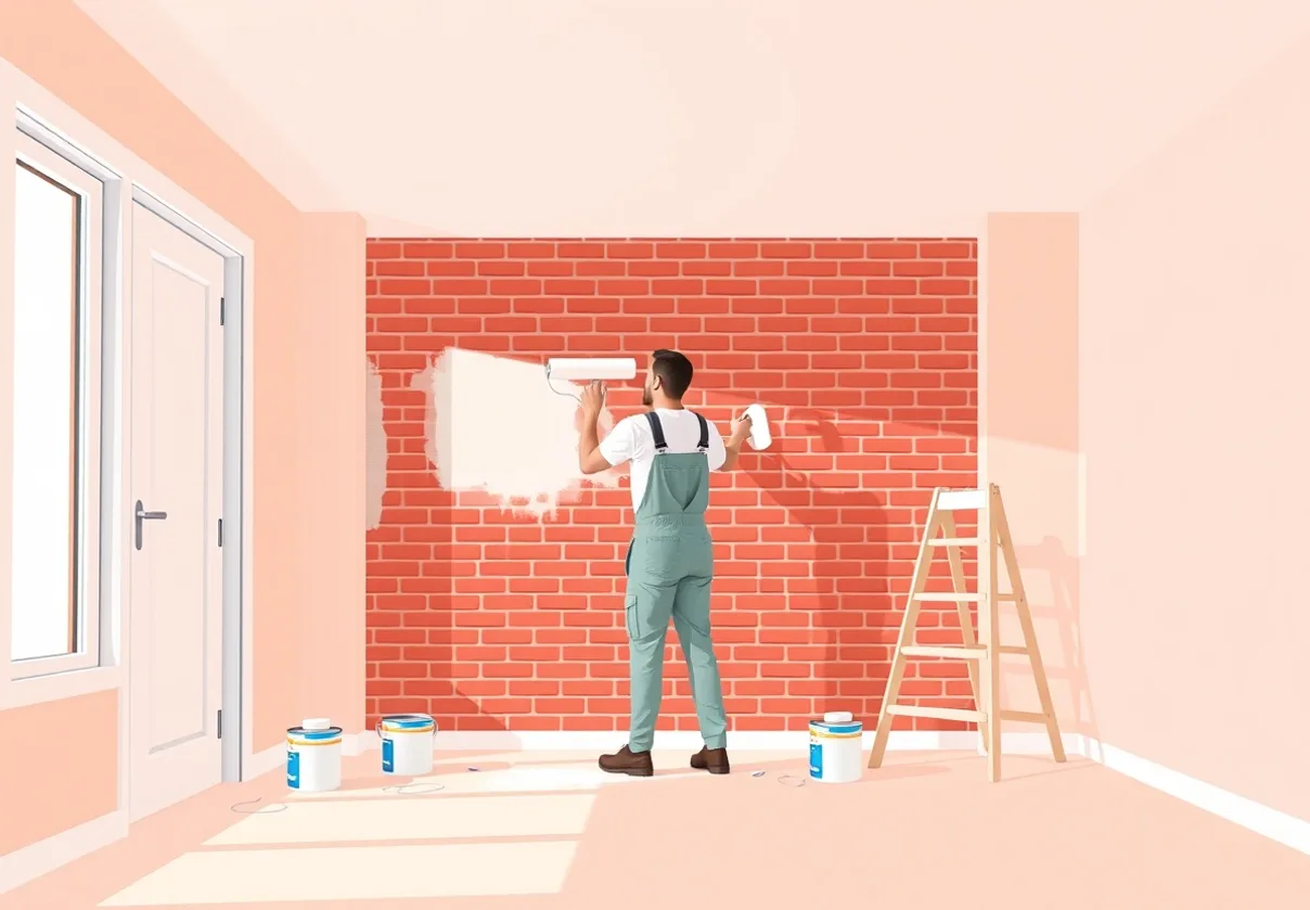 Peintre Vedène 84270 en intervention sur un chantier